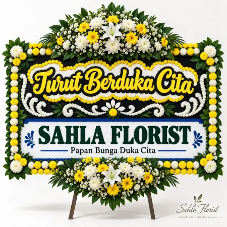Papan Bunga Duka Medan Polonia